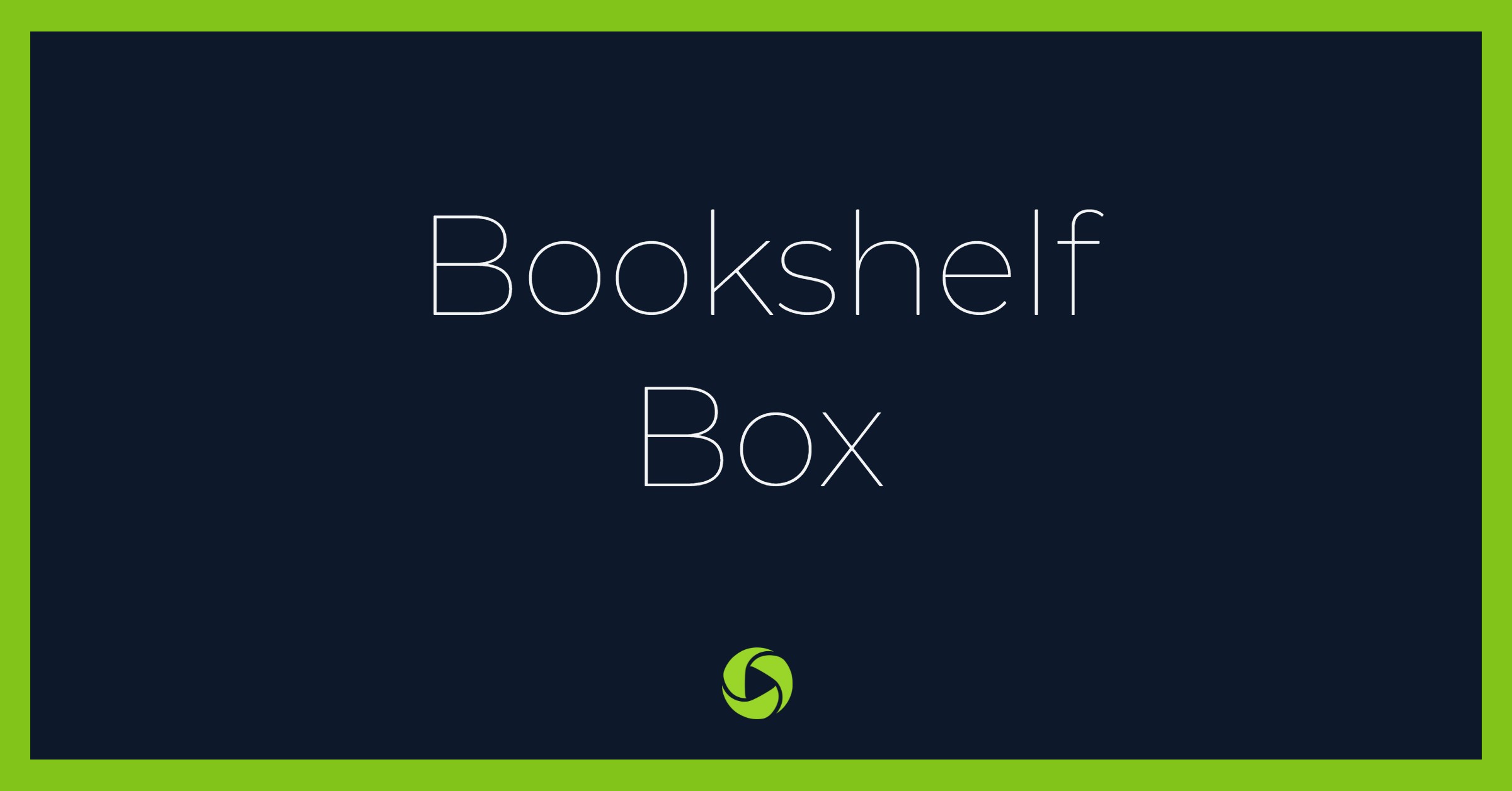 Bookshelf Box